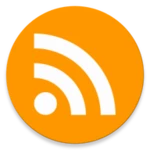 rss reader - offline news with background sync android application logo